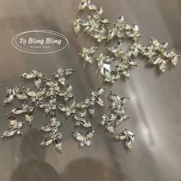 Sét 10 Con Charm bướm Bé gắn đá siêu sáng làm móng làm nail 6