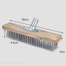 Chổi sắt chà rêu-Chổi cọ vệ sinh sàn nhà,sân,vệ sinh hồ cấ,bể bơi -Chổi cọ rửa đa năng không gỉ VINBEO 1