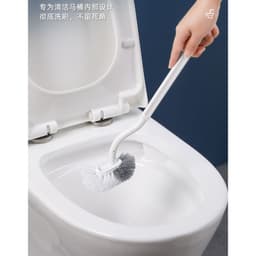 Bộ 3 Bàn Chải Vệ Sinh Toilet Cán Dài 360 Độ - Set 3 Bàn Chải Silicone Treo Tường Dùng Vệ Sinh Nhà Tắm Tiện Dụng VINBEO 8