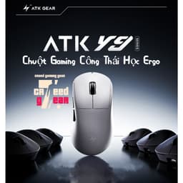BH12 tháng đủ- Chuột Gaming Không Dây ATK Dragonfly Y9 ProMax | Ultimate 2.0 -PAW3950 Ultra, Dual 8K Wireless 3
