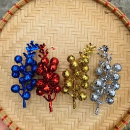 [Mua 100] Nhánh Sung Nhũ Trang Trí Oản Tài Lộc - Decor Phòng Trang Trí Nhà 6