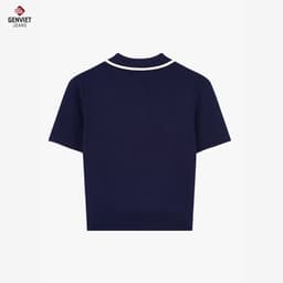 [ẨN] Áo Polo Nữ Chất Len Mềm Mịn GENVIET JEANS Dáng Ôm Vừa Basic 9068 3