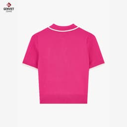 [ẨN] Áo Polo Nữ Chất Len Mềm Mịn GENVIET JEANS Dáng Ôm Vừa Basic 9068 5