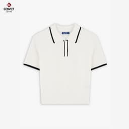 [ẨN] Áo Polo Nữ Chất Len Mềm Mịn GENVIET JEANS Dáng Ôm Vừa Basic 9068 7