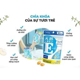 TPBVSK DHC Nature Vitamin E 30 Ngày - Giúp đẹp da, chống lão hóa 5
