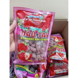 Combo 2 Gói Kẹo Dâu Và Kẹo Tằm 200g/Gói - Kẹo Trái Cây Thơm Ngon, Kẹo Tuổi Thơ Ăn Vặt Hấp Dẫn, Giá Tốt Tại Hutohutoshop 3