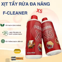 Nước Tẩy Đa Năng Siêu Mạnh F-Cleaner X5 650ml – Vệ Sinh Bếp, Bồn Rửa, Tường Gạch 1
