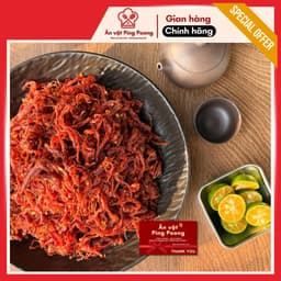 Khô Bò Sợi Đỏ Xé Mềm Cay Lon 350G, Khô Thượng Hạng Chuẩn Vị, Nhâm Nhi Cùng Sốt Tắc Hết Sẩy 3