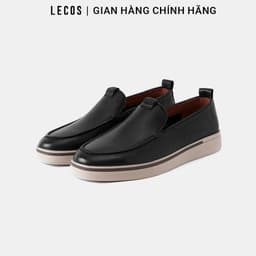 [4-25/9 TẶNG QUÀ TRUNG THU 599K] Giày Lười Nam LECOS LG45 Da Bò Thật Lót Êm Chống Mỏi Chân Gặp Đối Tác 2