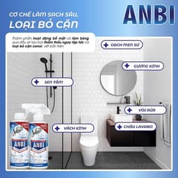Nước Tẩy Đa Năng Siêu Mạnh ANBI Chính Hãng 500ml – Vệ Sinh Bếp, Bồn Rửa, Tường Gạch 7