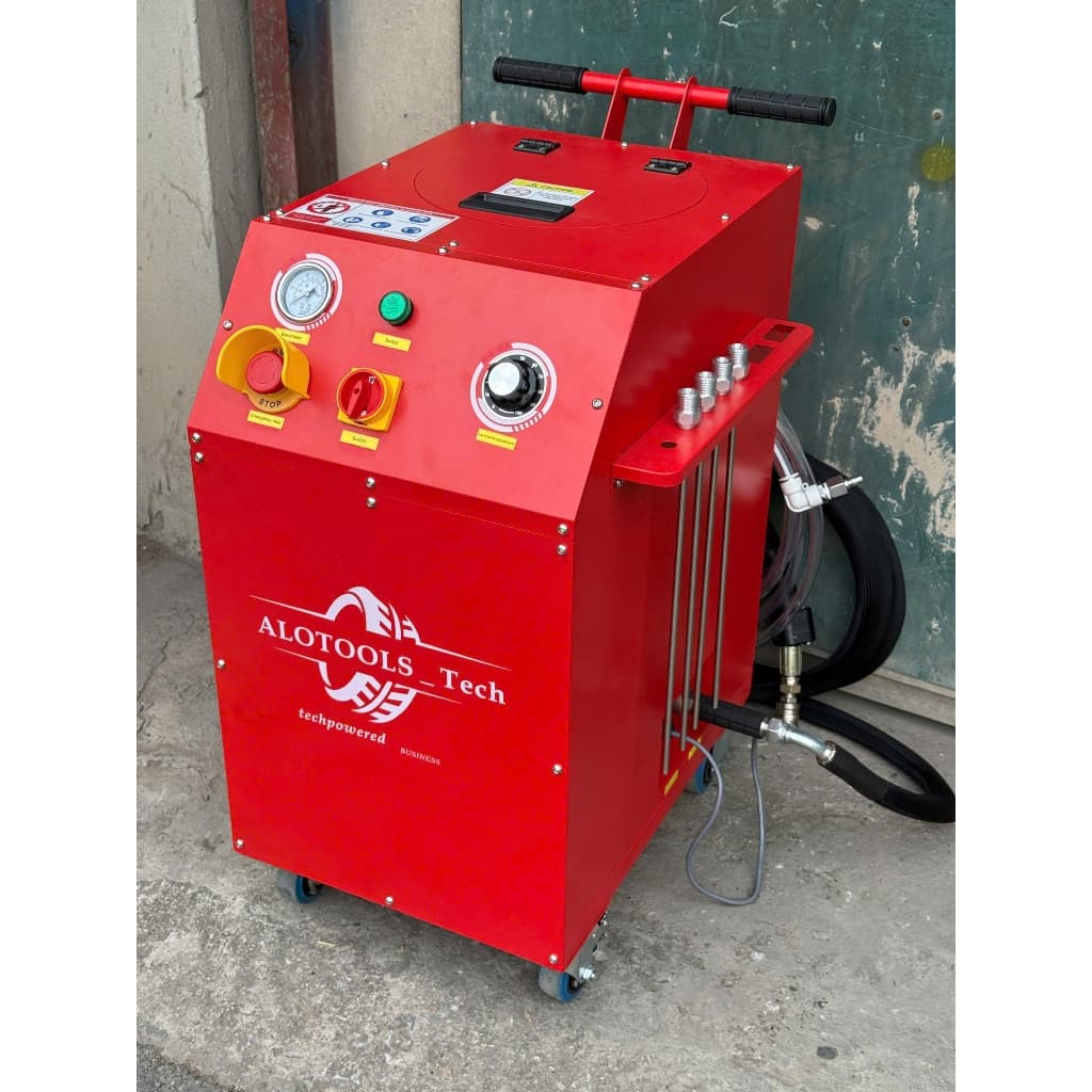 Máy bắn đá khô CO2, vệ sinh cổ hút gió nắp quy lát Alotools, dụng cụ sửa chữa ô tô
