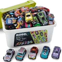 Bộ Đồ Chơi Set 8 Xe Ô Tô Police Chạy Đà ToysLit Kiểu Dáng Hoạt Hình Cho Bé Vui Chơi Giải Trí 9