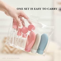 Bộ 11 chai chiết mỹ phẩm du lịch chống rò rỉ, nhỏ gọn tiện lợi VINBEO 4