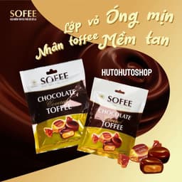 Thùng 20 gói kẹo Socola Sofee Toffee Hải Hà mềm dẽo, béo ngậy, thơm dịu 7