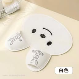 Thảm Chùi Chân Massage Dễ Thương -Thảm Chà Bàn Chân Chống Trượt Silicon Hình Thỏ Dụng Cụ Làm Sạch Chân 5