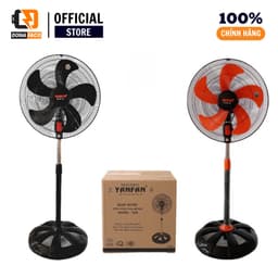 Quạt Đứng Công Nghiệp YanFan D18 màu đen 5 cánh gió mạnh công xuất 65W chính hãng 4