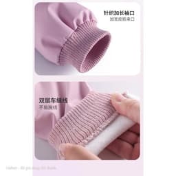 Găng Tay Lót Nỉ Dài 33cm, Bo Chun Ôm Sát Tay Chống Thấm Nước Tràn Làm Ướt Tay VINBEO 3
