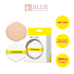 Bộ 3 Bông Phấn Tán Nền Lemonade Cushion Puff Set (3pcs) 2