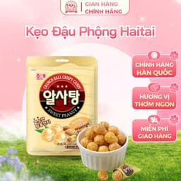 [Date 3/2027] Kẹo Đậu Phộng Haitai Chính Hãng Hàn Quốc 126g 1