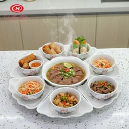 Bộ bát đĩa cúng gia tiên hoa mặt trời Sứ Minh Châu cao cấp - Họa tiết hoa sen cá chép đỏ (Hoa 57) 4