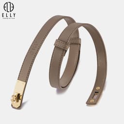Thắt lưng nữ ELLY ED74 khóa chốt da thật cao cấp dây nịt nữ thời trang chính hãng 5