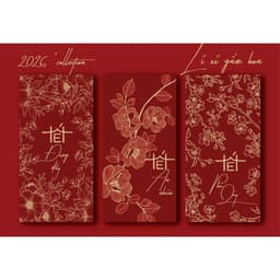Set 60 bao lì xì tết 2026 – mẫu đẹp mới, may mắn – thích hợp mừng tuổi, biếu tặng 7
