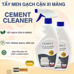 Tẩy Cặn Canxi Đa Năng CEMENT CLEANER 500ML – Làm Sạch Inox, Vòi Nước, Gạch Men, Kính Nhà Tắm 1