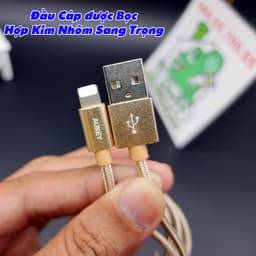 [Chính Hãng AUKEY-BH 12T] Cáp USB Li Ning M.F.i CB-D16 Dây Dù Kevlar Dài 1m2 Chống Gãy Đầu Hợp Kim Nhôm 6