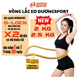 Vòng Lắc Eo Lò Xo Bọc Vải Mềm DƯƠNGSPORT Tập Thể Dục, Tập Gym, Tập Yoga Tại Nhà 1,5kg 2kg 2,5kg 4