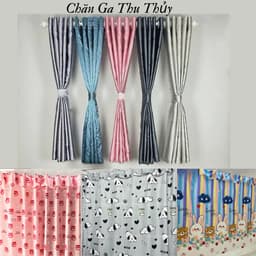 Rèm Cửa, Rido Che Nắng, Rèm Cửa Ngăn Phòng Trọ Có Móc Treo Trang Trí Đẹp Mắt 1