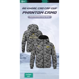 Áo Khoác Mùa Đông GUF Phantom Camo 3