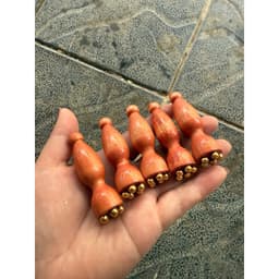 Combo 3 Cây Lăn Massage Nâng Cơ Mặt Bấm Huyệt Từ Gỗ Tự Nhiên & Bi Đồng Chống Bọng Mắt, An Toàn Cho Da. 7