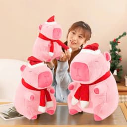 Gấu Bông CapyBara Đội Mũ Noel - Chuột Lang Nước Mẫu Giáng Sinh Đủ Kích Thước Làm Quà Tặng Cho Bạn Gái nhà MIU GẤU XINH 2