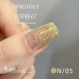 Sơn Gel Nhũ Khổng Tước Cao Cấp QINGYOU, Sơn Gel ,Mẫu Mới ( Sơn Hơ Máy ) 5