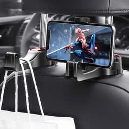 Móc treo đồ gắn sau ghế ô tô xe hơi nhựa ABS cao cấp chắc chăn nhỏ gọn tiện lợi - HÀNG LOẠI 1 8