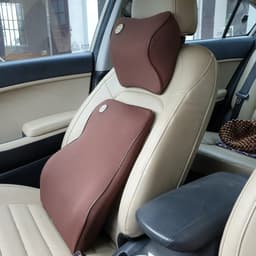 Gối tựa đầu tựa lưng ô tô xe hơi cao su non cao cấp siêu đàn hồi 3