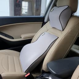 Gối tựa đầu tựa lưng ô tô xe hơi cao su non cao cấp siêu đàn hồi 4