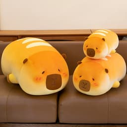 Gấu Bông Capybara Bánh Mì 50cm 70cm 100cm Siêu Mềm, Gối Ôm Capybara Dễ Thương Quà Tặng Cho Bé 5