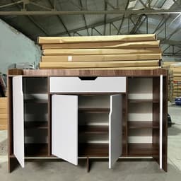Tủ giày 5 cánh 5 tầng gỗ MDF 120cm – Tủ đựng giày dép thông minh, chống ẩm, gọn gàng hiện đại 4
