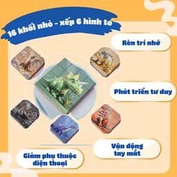Bộ Xếp Hình Nam Châm Vuông 2x2cm – Khối Từ Lắp Ghép Thông Minh, Xây Dựng Mô Hình 3D, Rèn Tư Duy Logic Cho Bé 2