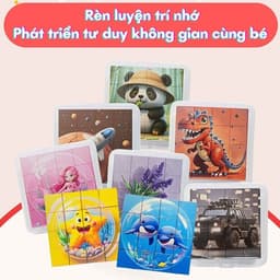 Bộ Xếp Hình Nam Châm Vuông 2x2cm – Khối Từ Lắp Ghép Thông Minh, Xây Dựng Mô Hình 3D, Rèn Tư Duy Logic Cho Bé 4