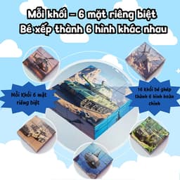 Bộ Xếp Hình Nam Châm Vuông 2x2cm – Khối Từ Lắp Ghép Thông Minh, Xây Dựng Mô Hình 3D, Rèn Tư Duy Logic Cho Bé 9