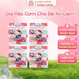 Gia Vị Rắc Cơm Hello Kitty Nhật Bản 100g (5g x 20 Gói) – Gia Vị Ăn Dặm Cho Bé 1