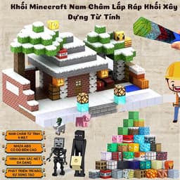 Đồ Chơi Xếp Hình Nam Châm 2x2cm Cho Bé – Khối Vuông Từ Tính Màu Sắc, Lắp Ghép 3D Sáng Tạo, Phát Triển Tư Duy 3
