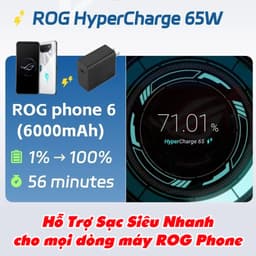 [ZIN BÓC MÁY] Cáp C-C 3A Sạc Siêu Nhanh 65W ASUS ROG Phone HyperCharge Dây Dù Chống Gãy Chính Hãng 8