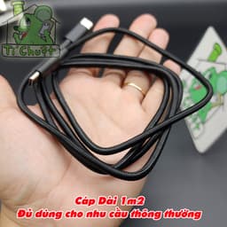 [ZIN BÓC MÁY] Cáp C-C 3A Sạc Siêu Nhanh 65W ASUS ROG Phone HyperCharge Dây Dù Chống Gãy Chính Hãng 3