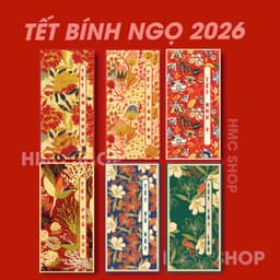Lì xì tết 2026 [ Combo 50 ] 2026 Bính Ngọ giá sỉ đẹp độc lạ theo yêu cầu 8