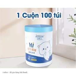 VINBEO Combo 3 cuộn túi đựng rác MÈO MINAIER có dây rút ( mỗi cuộn 100 túi) MM 7