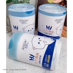 VINBEO Combo 3 cuộn túi đựng rác MÈO MINAIER có dây rút ( mỗi cuộn 100 túi) MM 6