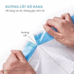 VINBEO Combo 3 cuộn túi đựng rác MÈO MINAIER có dây rút ( mỗi cuộn 100 túi) MM 8